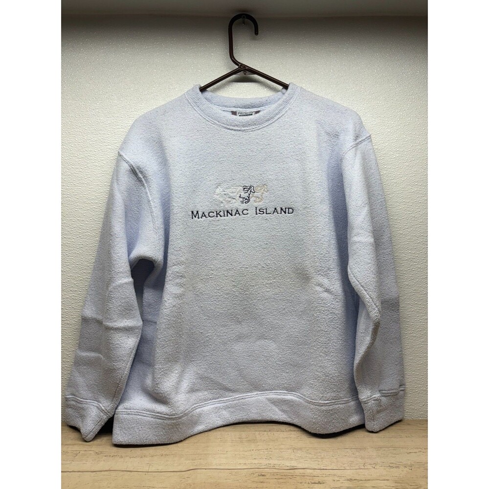 Vtg Premier Women Embroidered Sweatshirt Mackinac Island Size: M